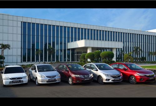 Honda City sedan celebrates 25 years in India